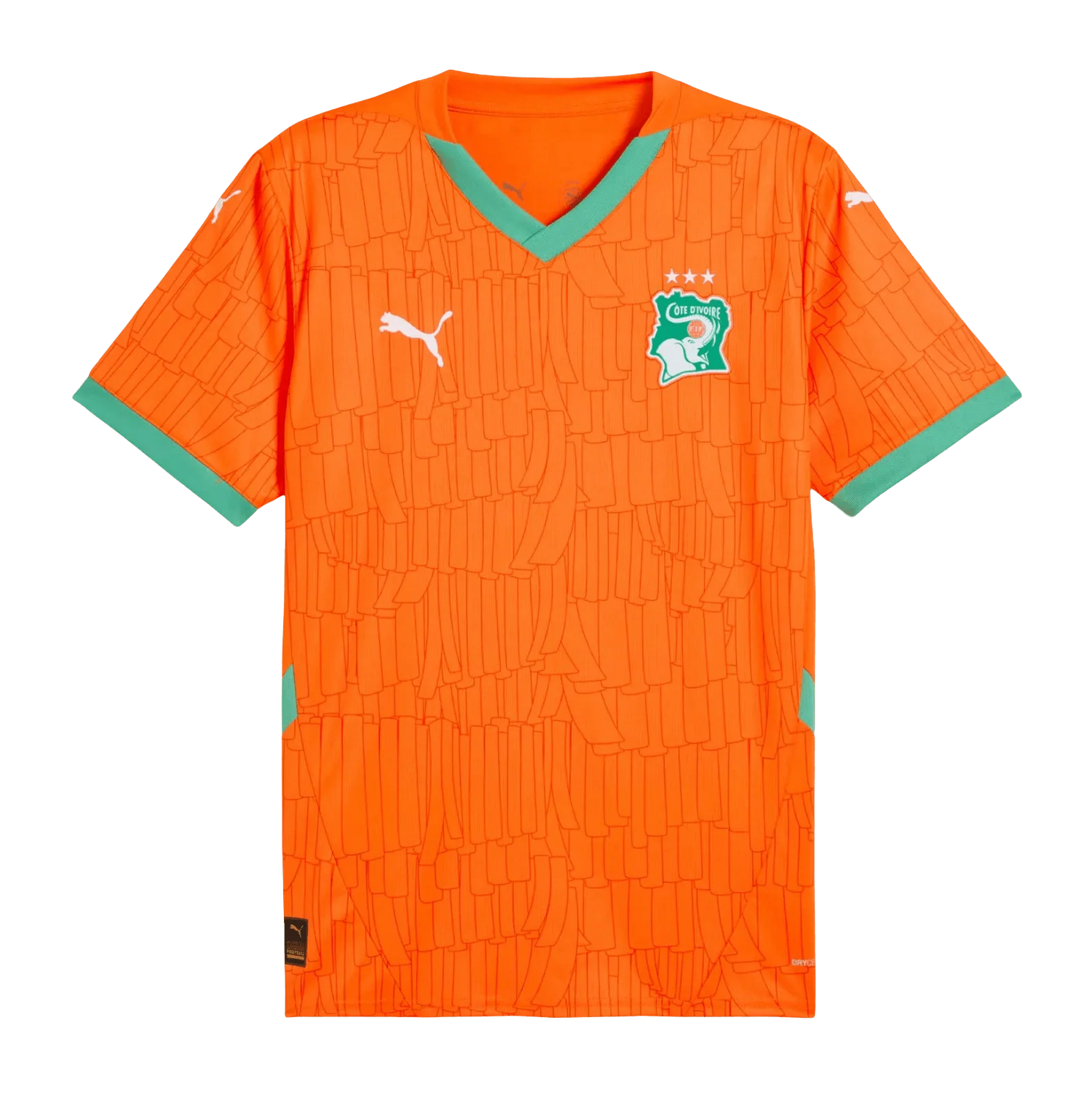 2025 AFCON Ivory Coast Soccer Jersey -  Home Fan Version