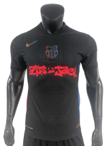 2025 Barcelona X Travis Black Away Special Jersey - Player Version