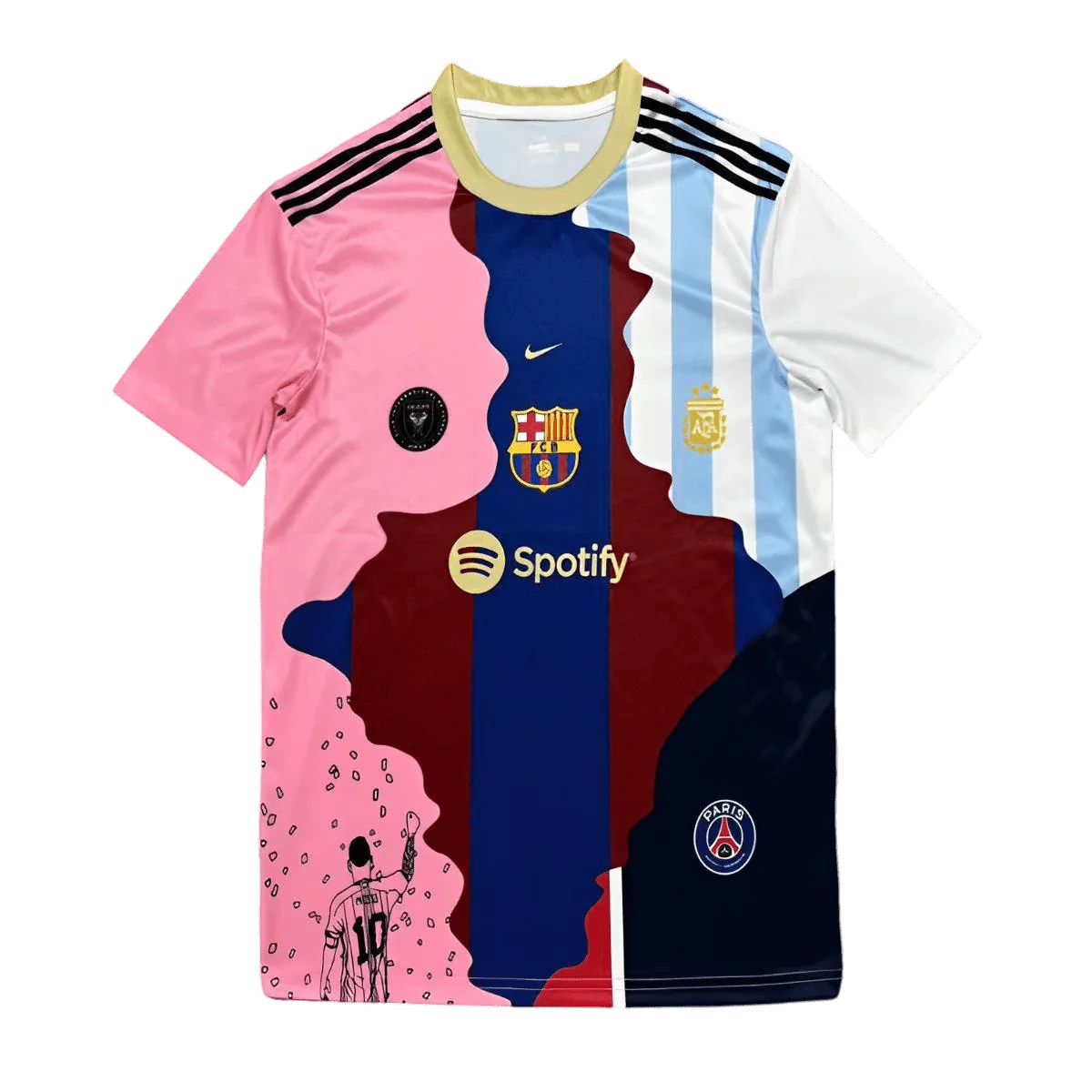 2025 Messi All Club Mix Jersey - Fan Version