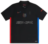 2025 Barcelona X Travis Black Away Special Jersey - Fan Version Jersey