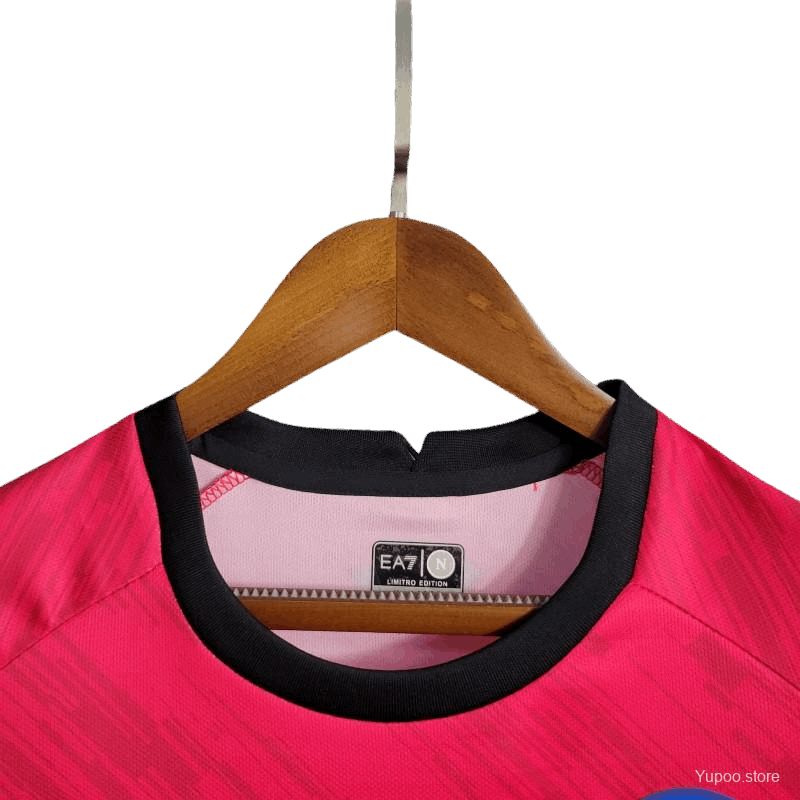 23-24 Napoli Face Game Lozano Red Kit - Fan version