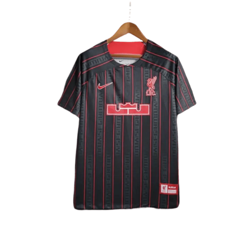 23/24 Liverpool x Lebron Black Jersey Fan Version - Goatkits Store