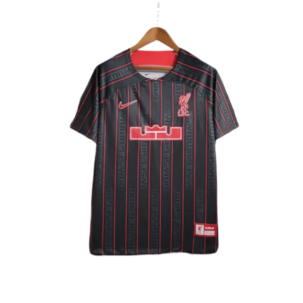 23/24 Liverpool x Lebron Black Jersey Fan Version - Goatkits Store