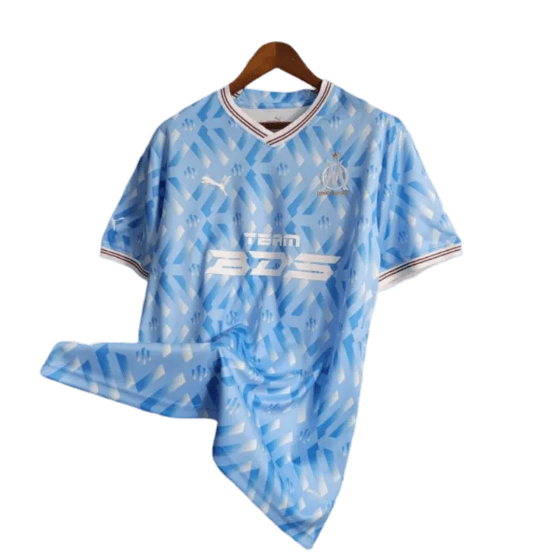 23/24 Olympique Marseille Blue Training kit Special Edition  - Fan version