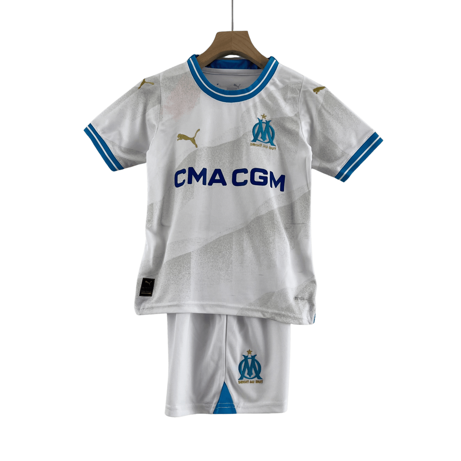 23/24 Olympique Marseille Home Kids Jersey