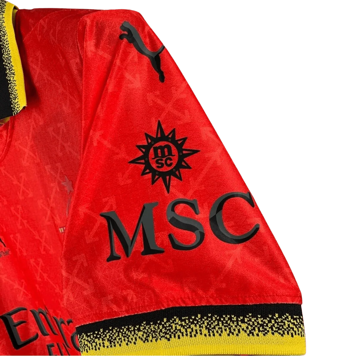 AC Milan Off White Jersey Red 2024 Limited Edition