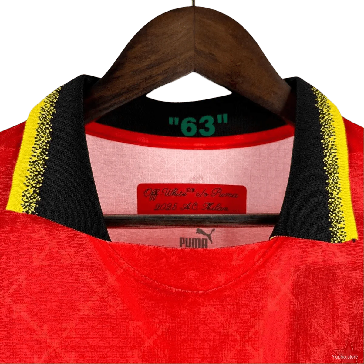 AC Milan Off White Jersey Red 2024 Limited Edition