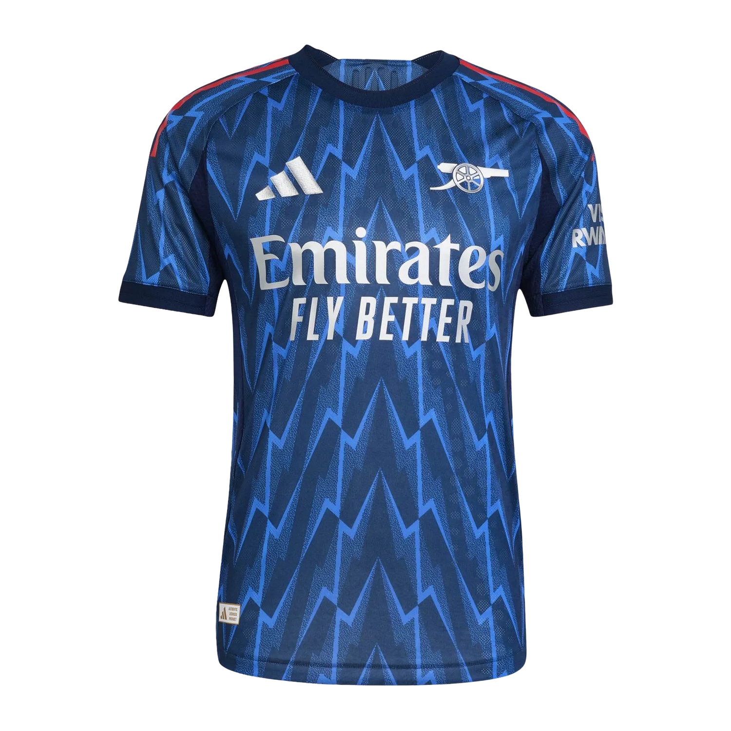 Arsenal Away Jersey 25/26 Fan Version Blue Lightning