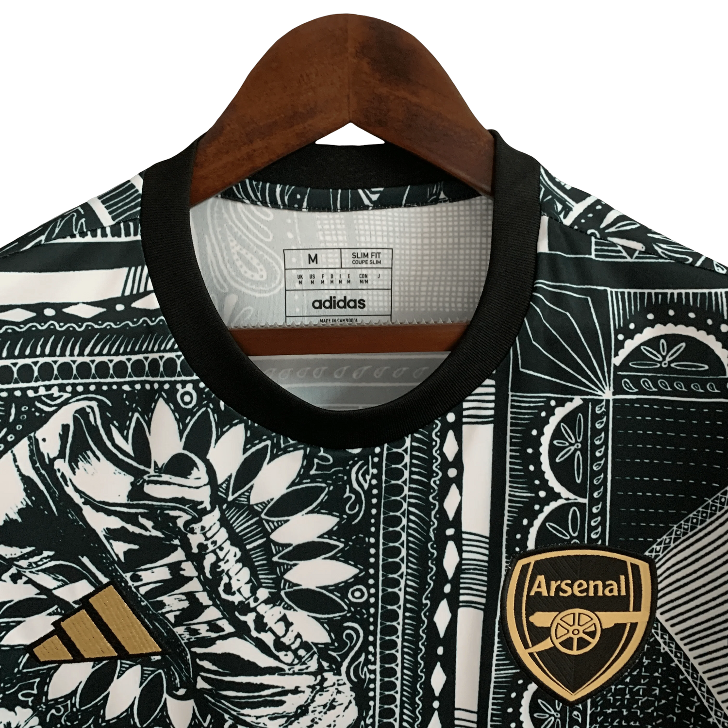 Arsenal Black Kit 2023/24 Limited Edition Graphic Design