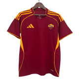 AS Roma Home Kit 2025/2026 Fan Version Burgundy
