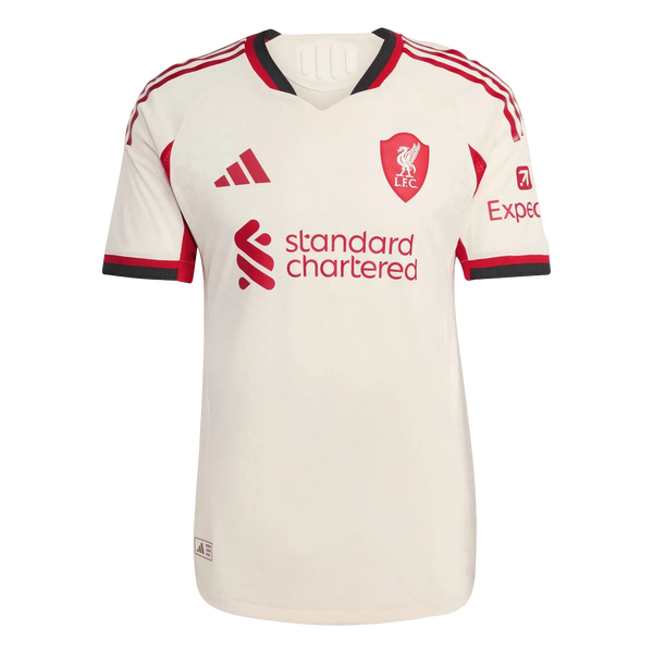 Liverpool Away Kit 2025/26 Fan Version Wonder White