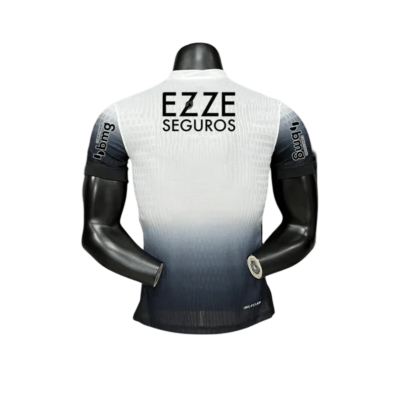 Corinthians Jersey Home 2024-2025 Black White Gradient