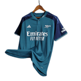 Arsenal Third Kit 23/24 Fan Version Blue Teal Design