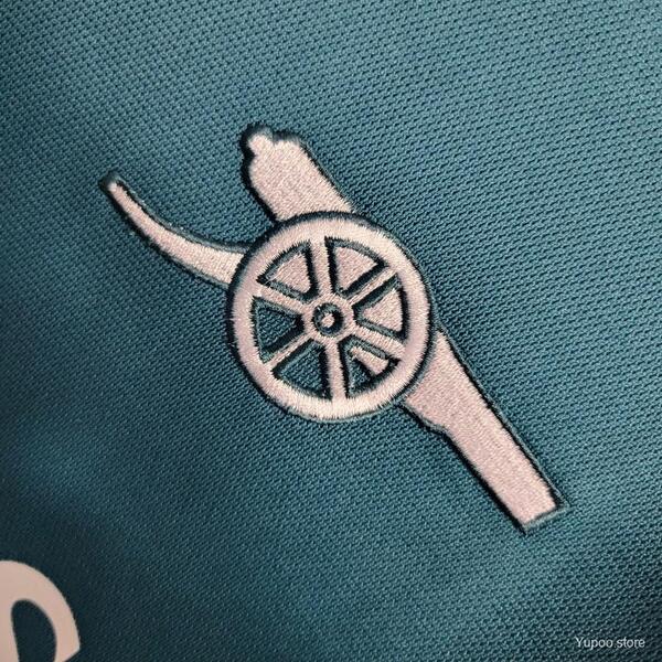 Arsenal Third Kit 23/24 Fan Version Blue Teal Design