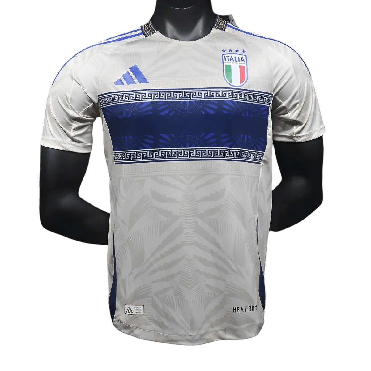 Italy Versace Jersey White Greek Pattern - Renaissance Edition