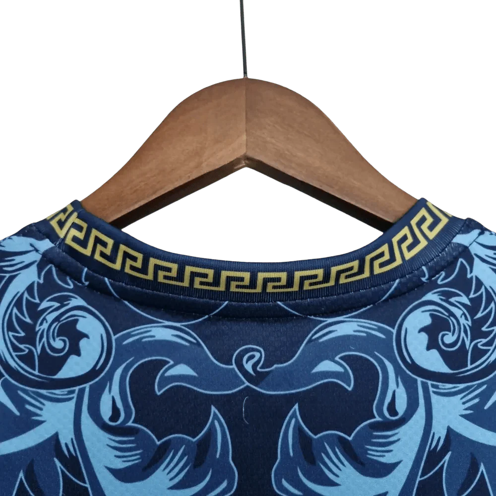 Italy Versace Jersey Blue - Special Kit | GoatKits Store