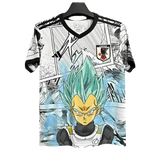 Japan Dragon Ball Jersey Blue Vegeta Fan Version - Japan Anime Jersey