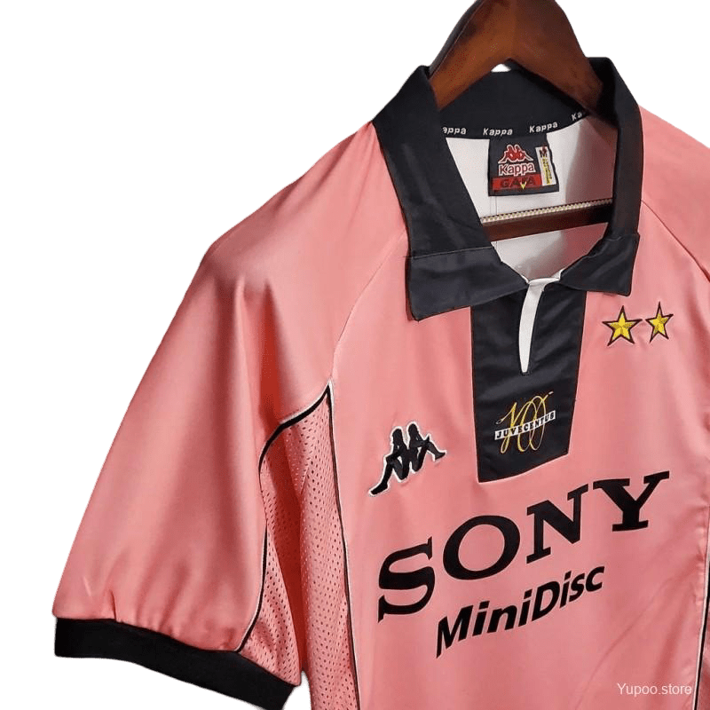Juventus 1997/1998 Pink Jersey - Retro Jersey Away Fan Version