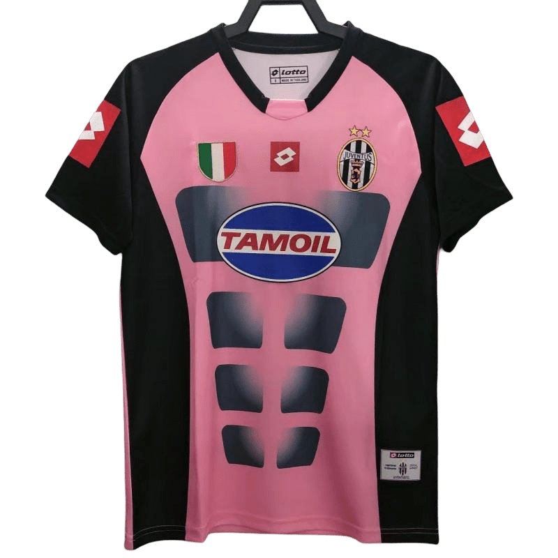 Juventus 2002/2003 Pink Jersey - Retro Jersey Goalkeeper Fan Version