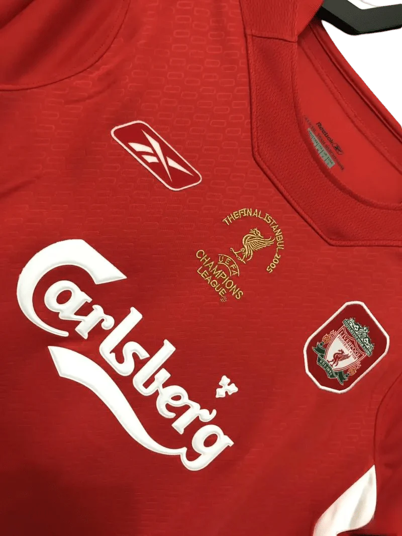 Liverpool FC 2004/2005 Champions League Final - Retro Jersey Home Fan Version