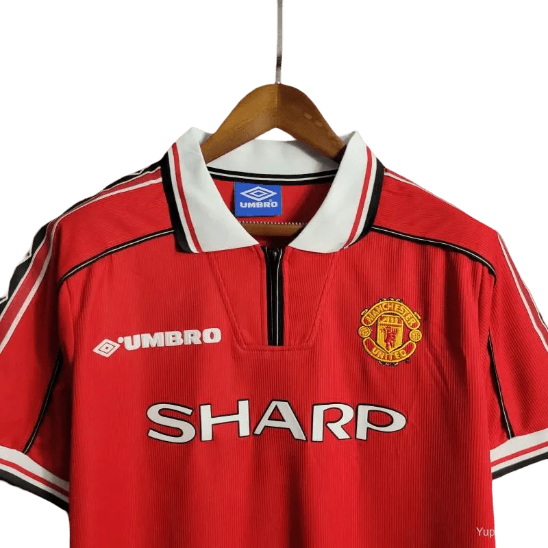 Manchester United 1999 kit - Retro Jersey Home Fan Version