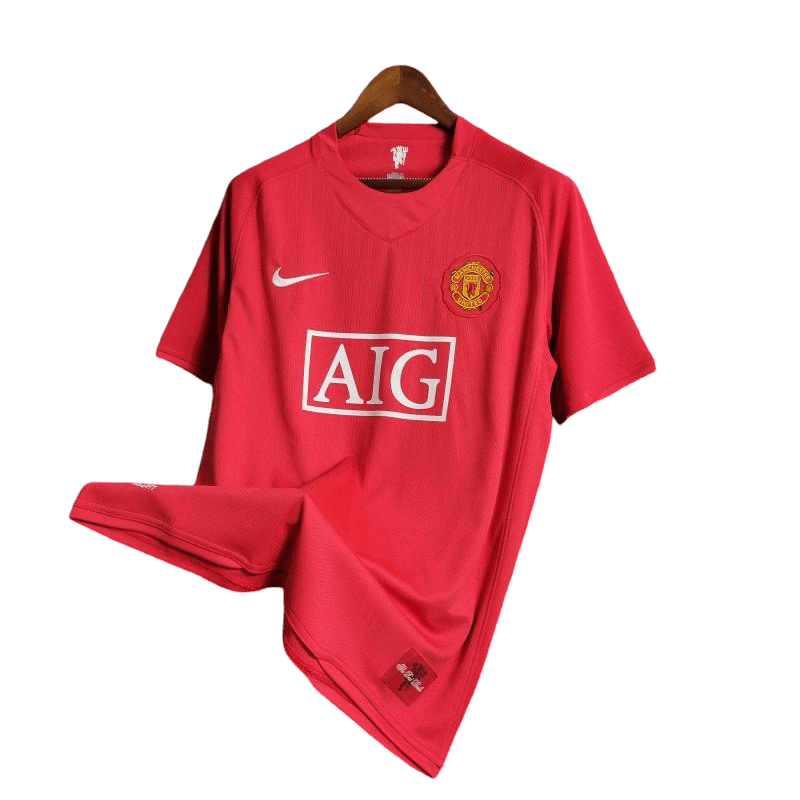 Manchester United 2007 kit - Retro Jersey Home Fan Version