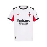 AC Milan Away Kit 2025 White Diavoletto Emblem