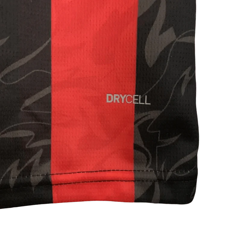 AC Milan Home Kit 2025 Fan Version Flames