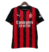 AC Milan Home Kit 2025 Fan Version Flames