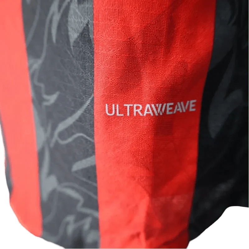 AC Milan Home Kit 2025 Player Version Flames