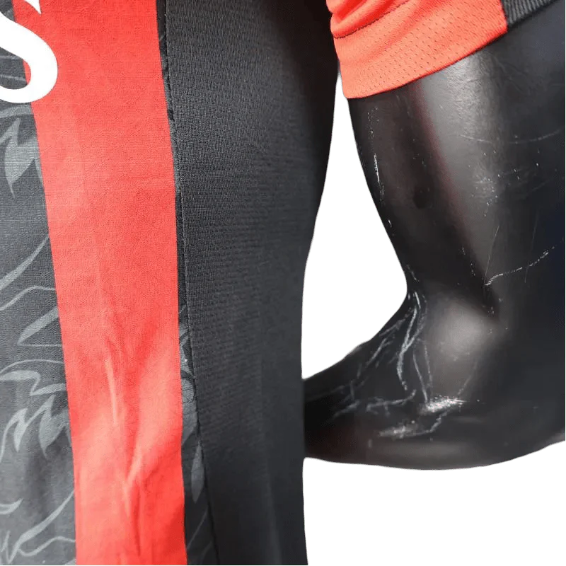 AC Milan Home Kit 2025 Player Version Flames