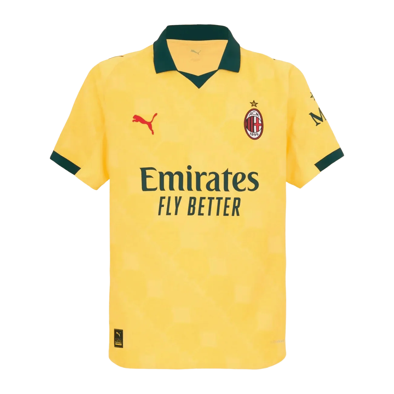 AC Milan Third Kit 2025 Yellow Fan version