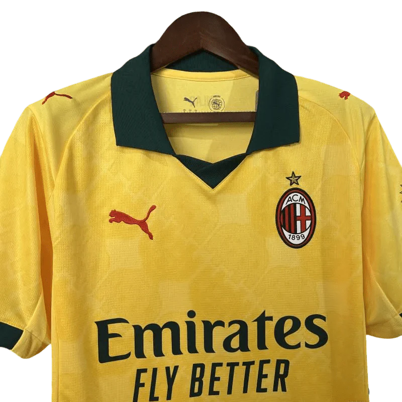 AC Milan Third Kit 2025 Yellow Fan version