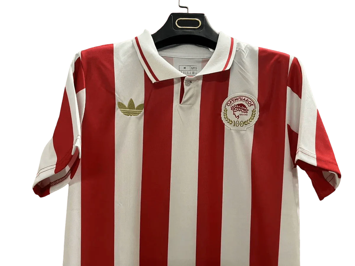 Olympiacos FC 100th Anniversary Jersey - 2025/2026 Fan version
