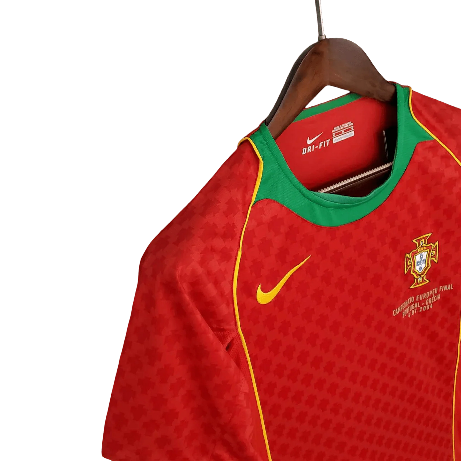 Portugal 2004 kit - Retro Jersey Home Red Fan Version
