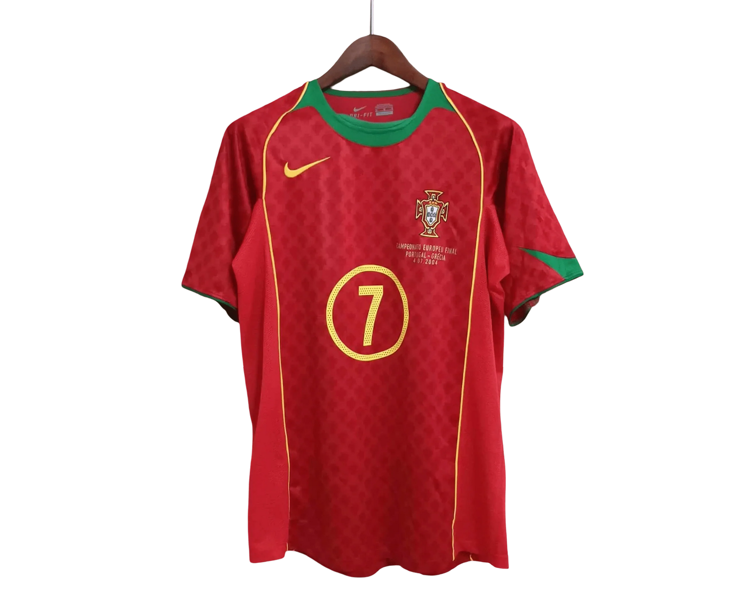 Portugal 2004 kit - Retro Jersey Home Red Fan Version