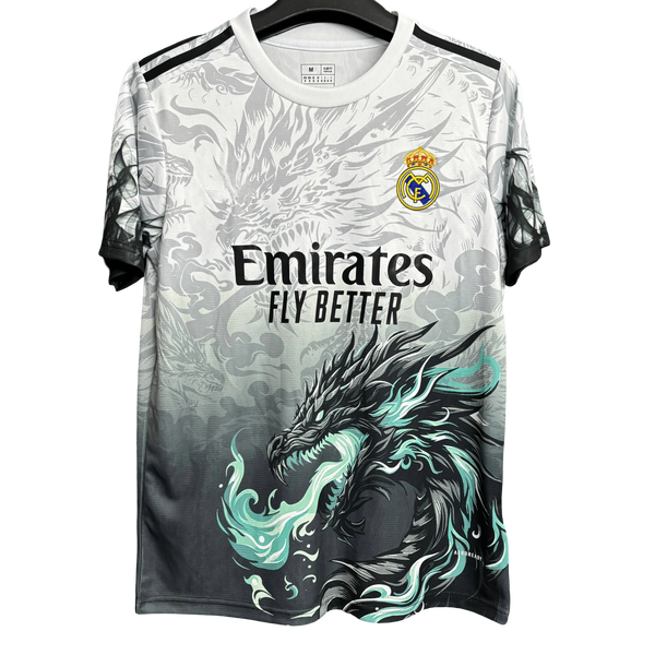 Real Madrid Black Dragon Jersey - 2025/2026 Special Edition Fan Version