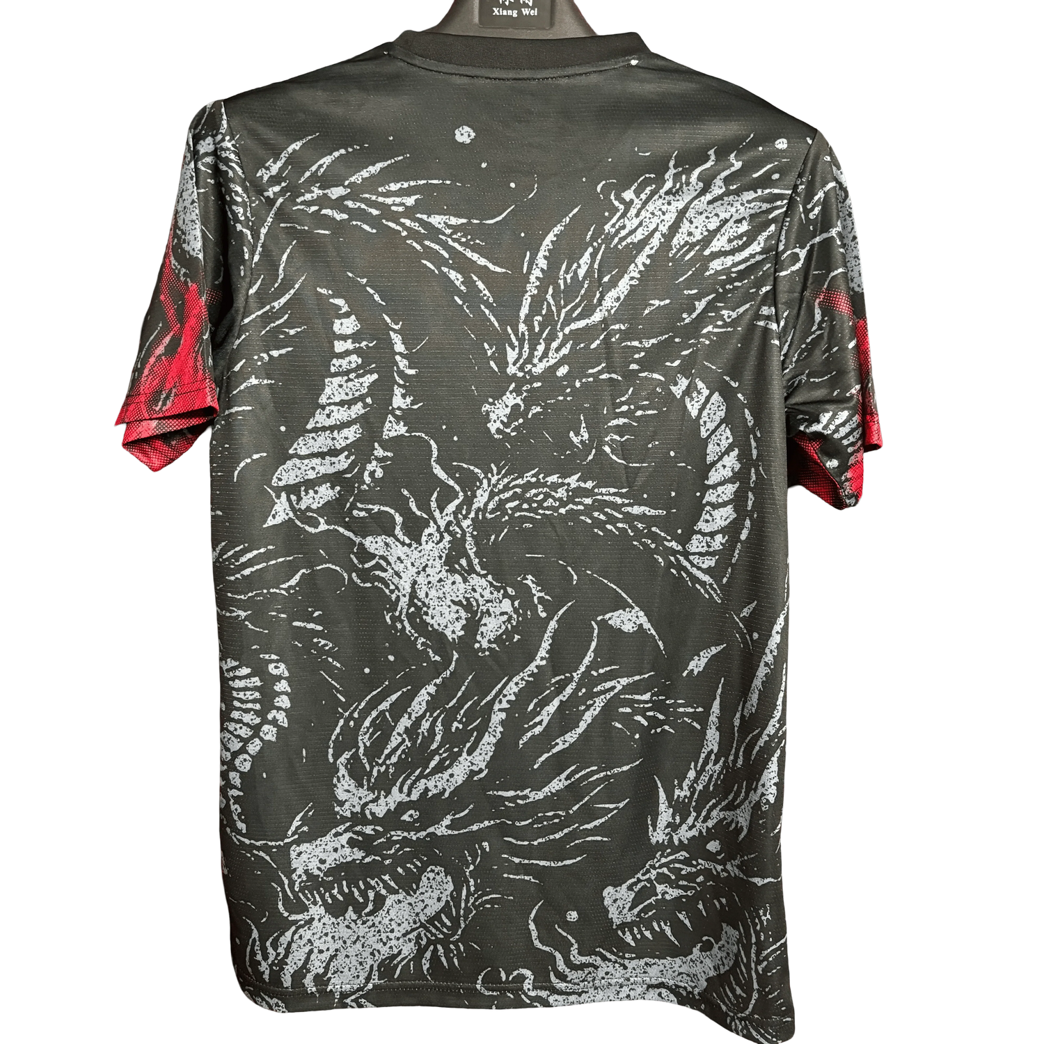 Real Madrid Black & Red Dragon Jersey - 2025/2026 Special Edition Fan Version