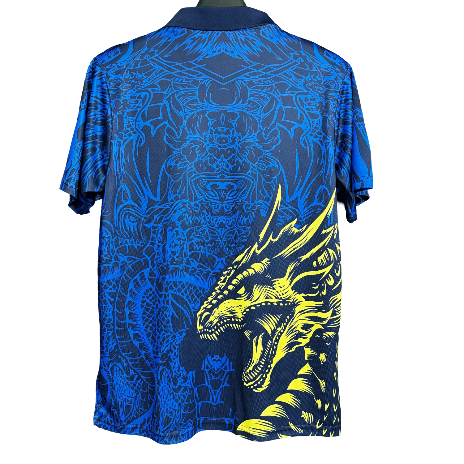 Real Madrid Blue & Gold Dragon Jersey - 2025/2026 Special Edition Fan Version