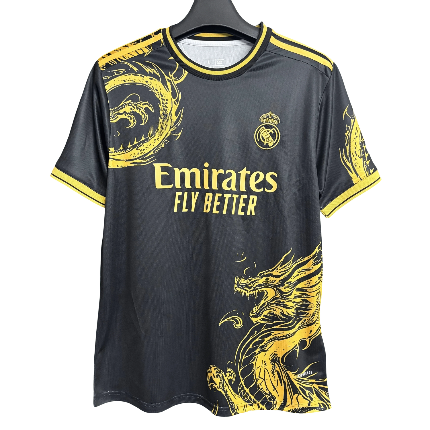 Real Madrid Gold Dragon Jersey - 2025/2026 Special Edition Fan Version