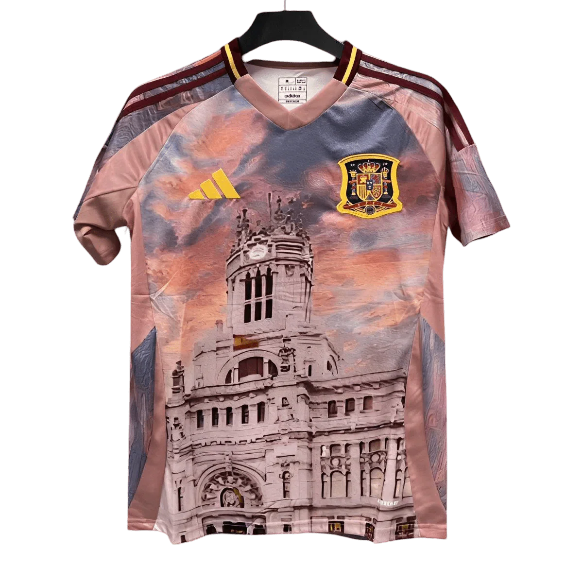Spain Euro Trophy Plaza Cibeles Soccer Jersey - 2024 Limited Edition Jersey