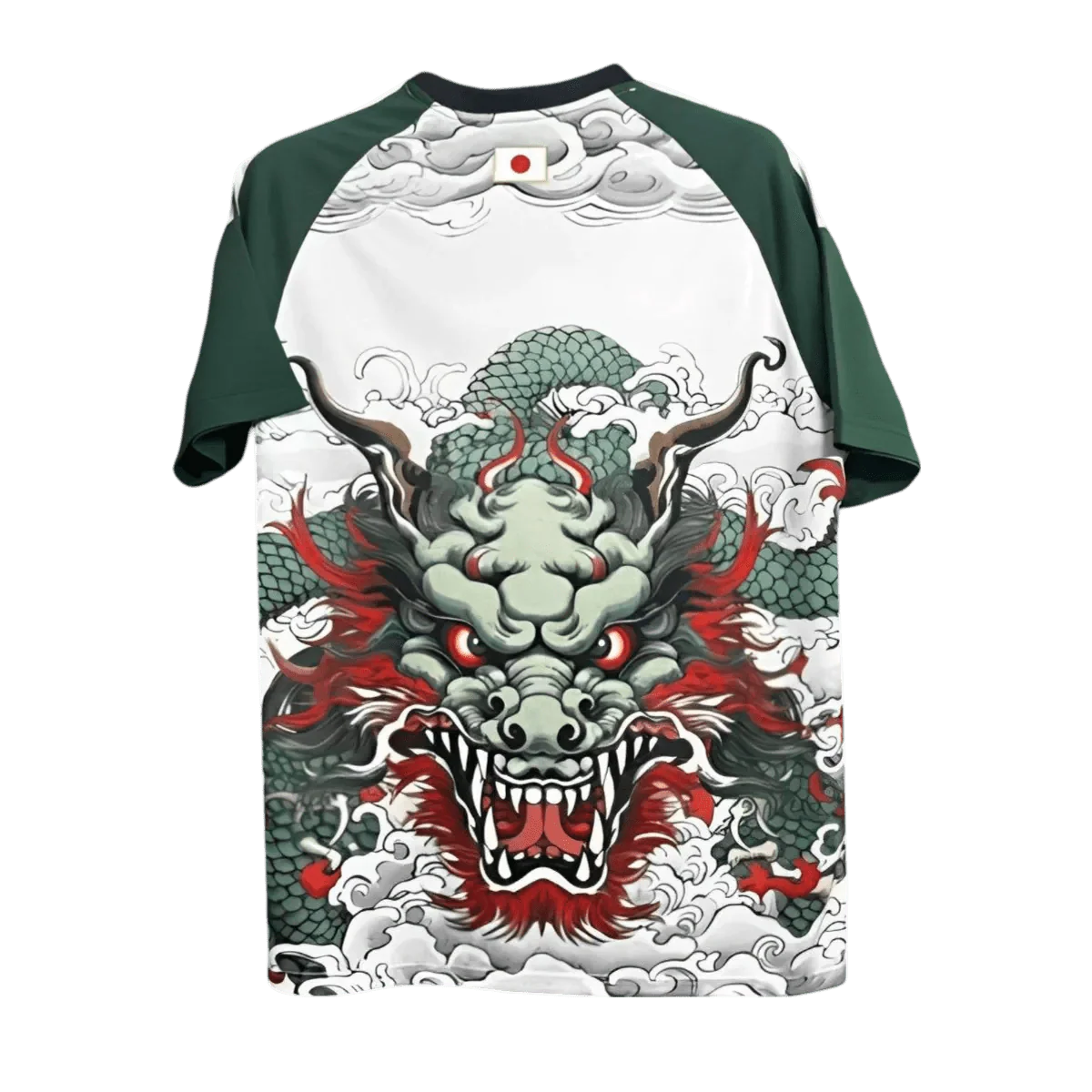 Y3 Japan Jersey Green White Dragon - Japan Anime Jersey